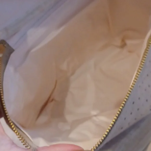 Kate Spade "Out to Lunch" Insulated Lunch Polka Dot Tote Bag/Cosmetic Bag - Picture 7 of 7